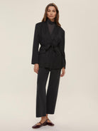 Emme Marella Blazer con cintura Donna Val Antracite 2525046151200 005 EMME MARELLA 