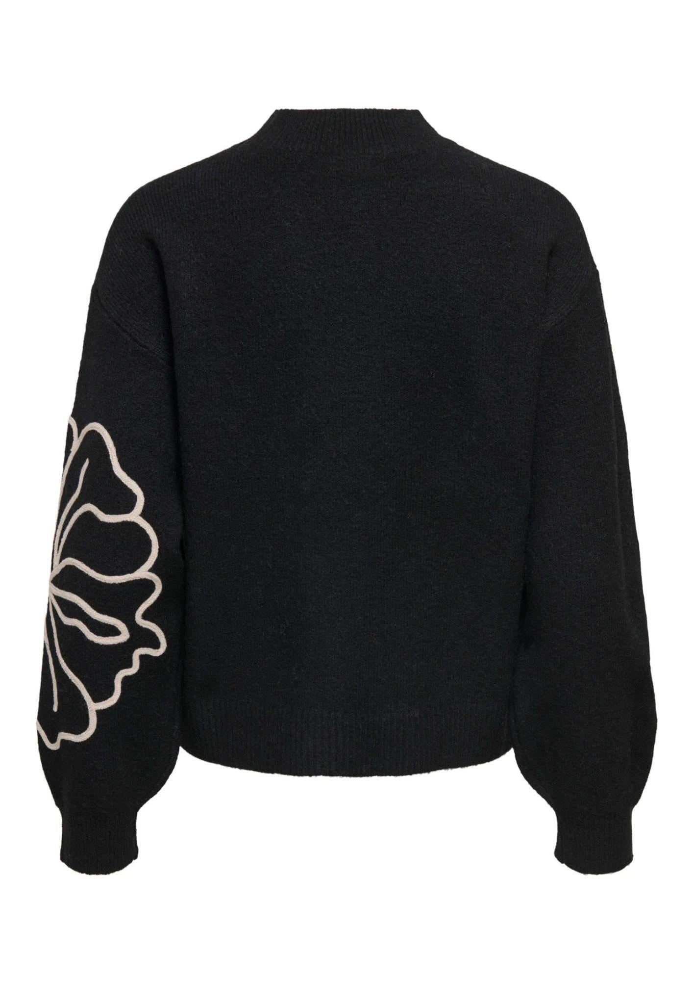 Jacqueline De Yong Pullover Donna Jella Nera 15344518 Black W. CEMENT JACQUELINE DE YONG 