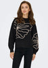 Jacqueline De Yong Pullover Donna Jella Nera
