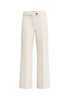 Emme Marella Pantalone Donna Emmsalute Bianco Lana 2615131121200 001 EMME MARELLA 