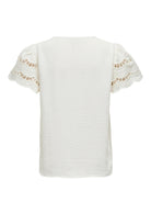 Jacqueline De Yong Top Donna Hannah Bianco 15312609 Cloud Dancer JACQUELINE DE YONG 