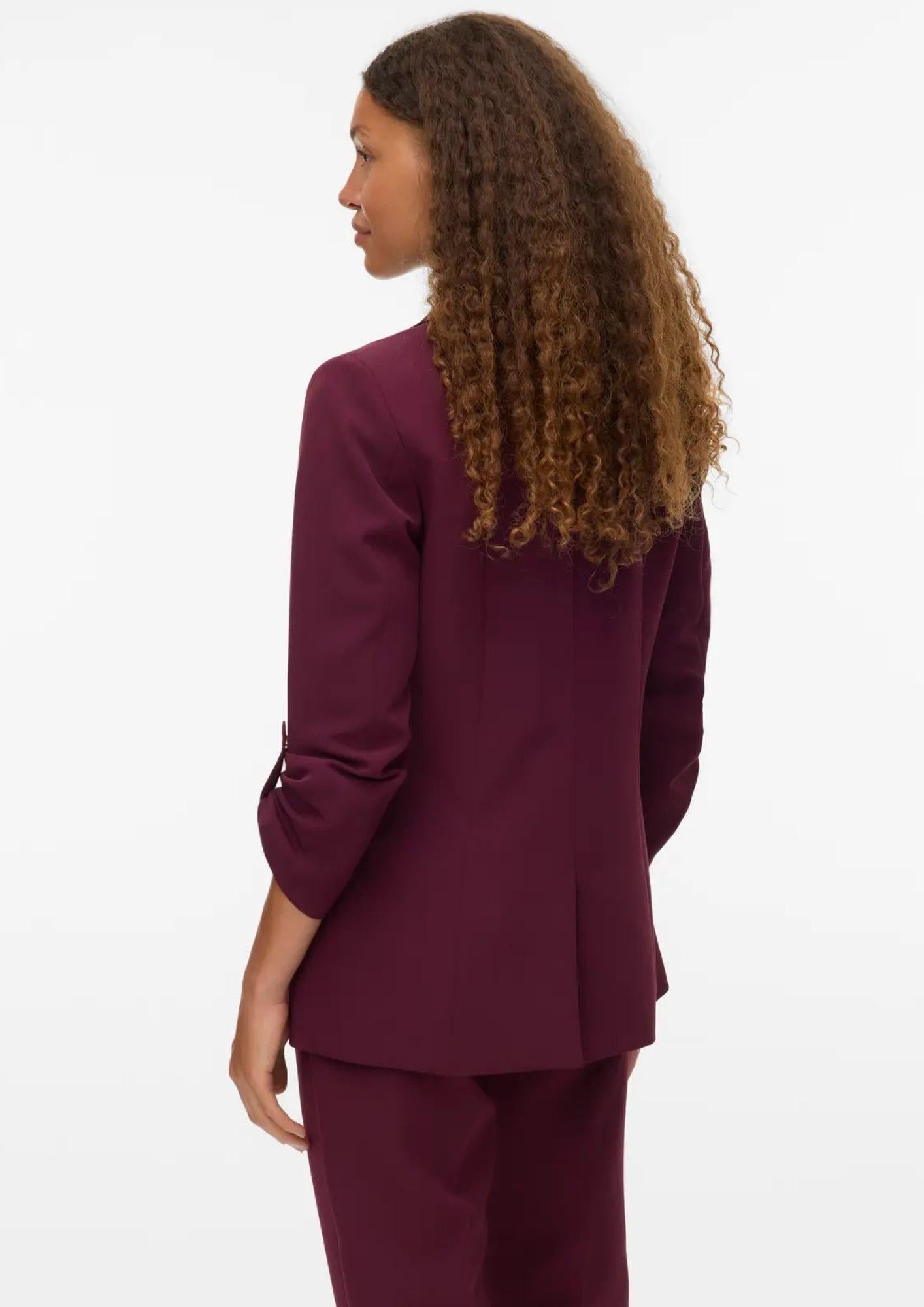 Vero Moda Giacca Donna Gloria Bordeaux 10329200 Winetasting GOLD BUTTON VERO MODA 
