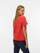 Aware T-Shirt Donna Molten Lava Awnaima 10294544 Molten Lava VERO MODA 