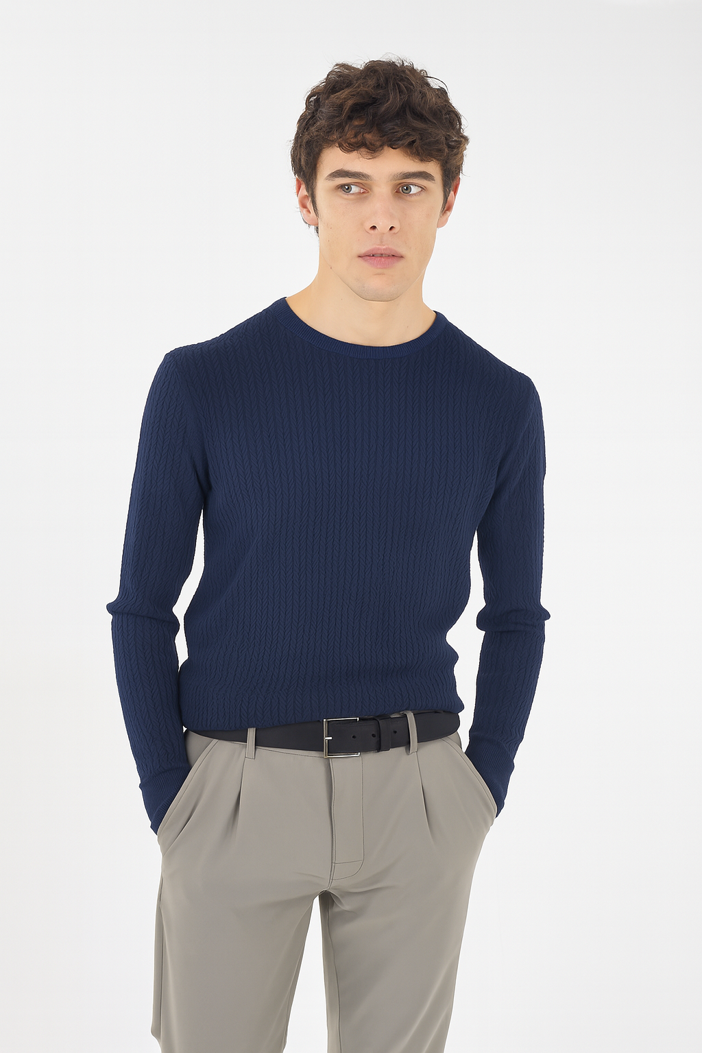Yes Zee Maglia Uomo Blu M824 ME00 0710 YES ZEE 