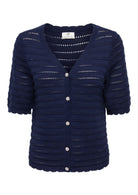 Jacqueline De Yong Cardigan Donna Tanja Blu 15366211 Black Iris JACQUELINE DE YONG 