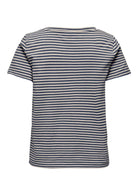 Only T-Shirt Donna Venus Blu E Grigio Betulla 15368929 Navy Blazer Oatmeal ONLY 