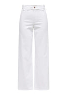 Jacqueline De Yong Pantalone Donna Iris Bianco 15341269 White JACQUELINE DE YONG 