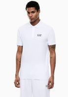 EA7 Emporio Armani Polo Uomo Bianca 8NPF14 PJVQZ 1100 EA7 EMPORIO ARMANI 