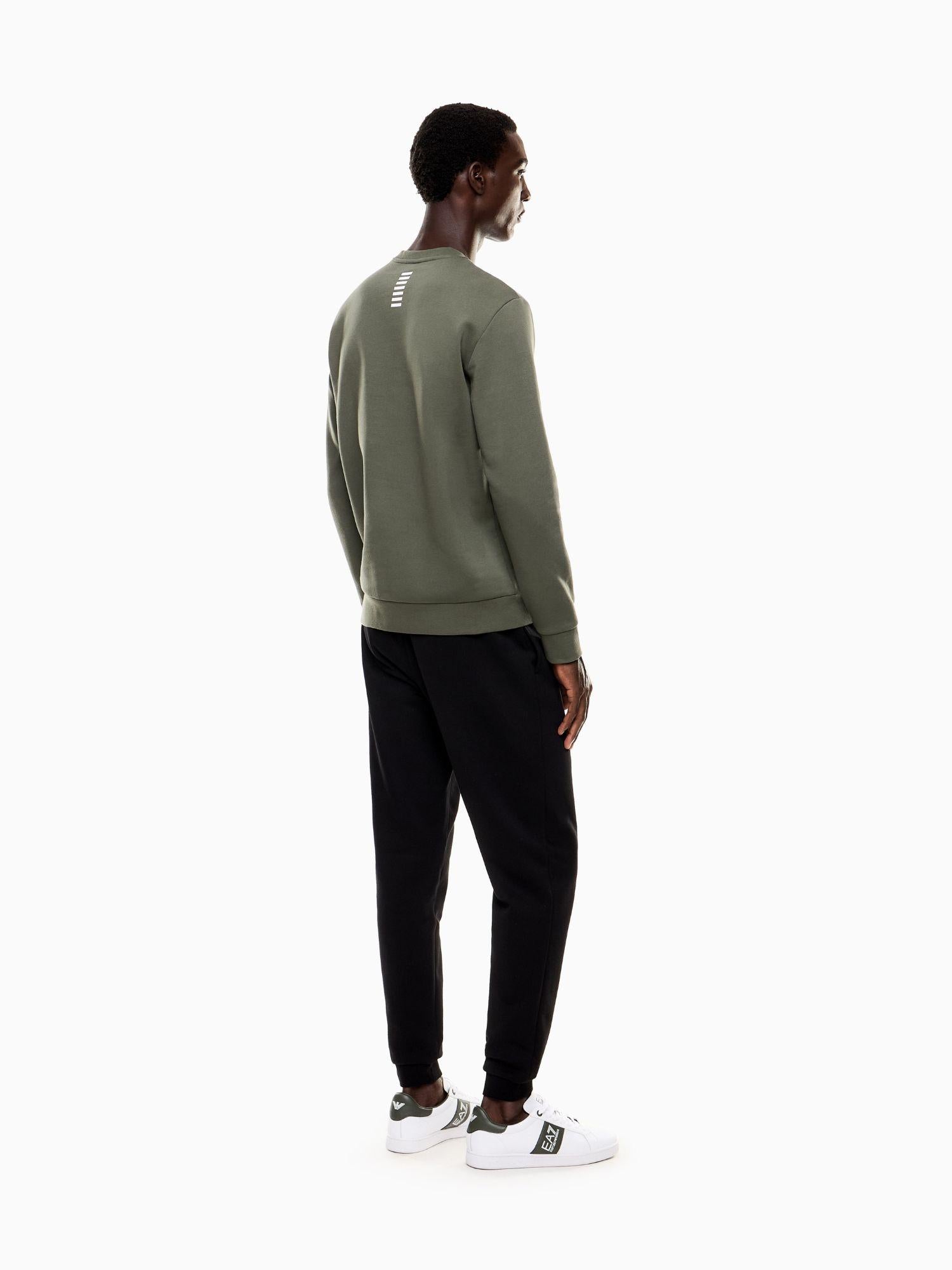 EA7 Emporio Armani Tuta Core Identity in misto cotone Uomo Bicolore 8NPV66 PJVTZ M7059 EA7 EMPORIO ARMANI 