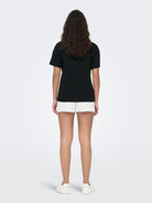 T-Shirt Donna Nero 15292431 Black JACQUELINE DE YONG 