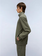 Napapijri Felpa con Zip Balis Winter Uomo Verde Tea Leaf NP0A4GBA G0A NAPAPIJRI 