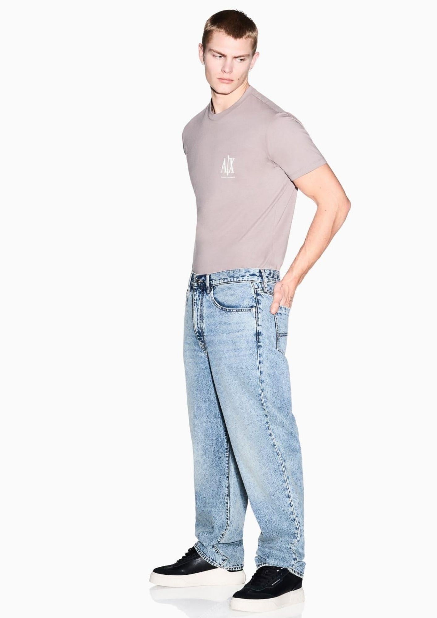 Armani Exchange T-Shirt Uomo Beige XM000365 AF12308 U6107 ARMANI EXCHANGE 