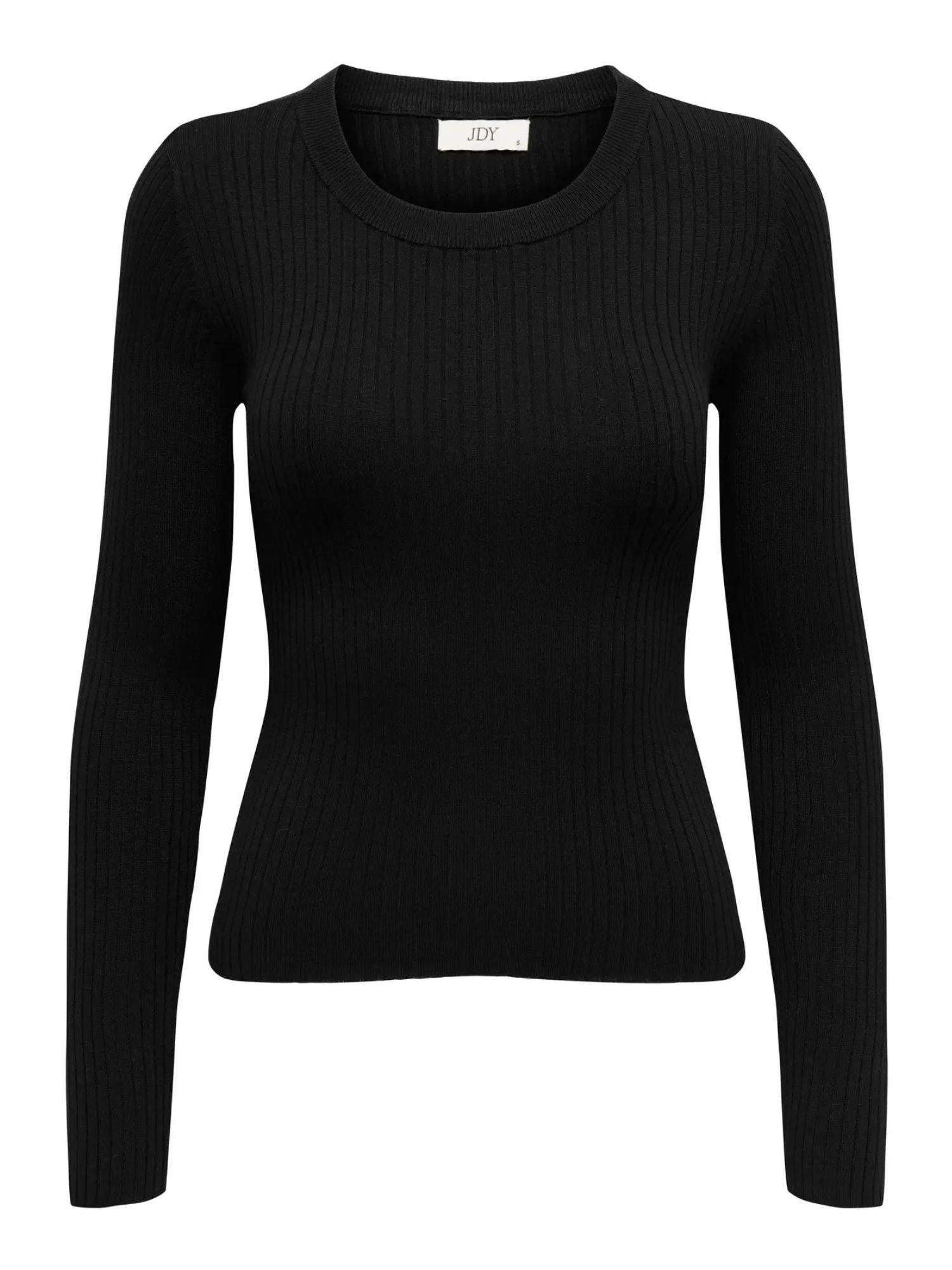 Jacqueline De Yong Maglione Donna Plum Nero 15277223 Black JACQUELINE DE YONG 
