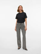 Vero Moda AWNAIMA T-Shirt Donna Nero 10294544 Black VERO MODA 
