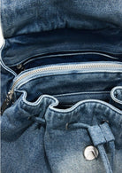 Desigual Zaino Donna Backhalf Logo Denim Luena Mini Denim Chiaro 26SAKD07 5005 DESIGUAL 