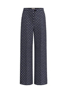 Emme Marella Pantalone Donna Emmbaobab Blu Fantasia Rombi 2615131241200 009 EMME MARELLA 
