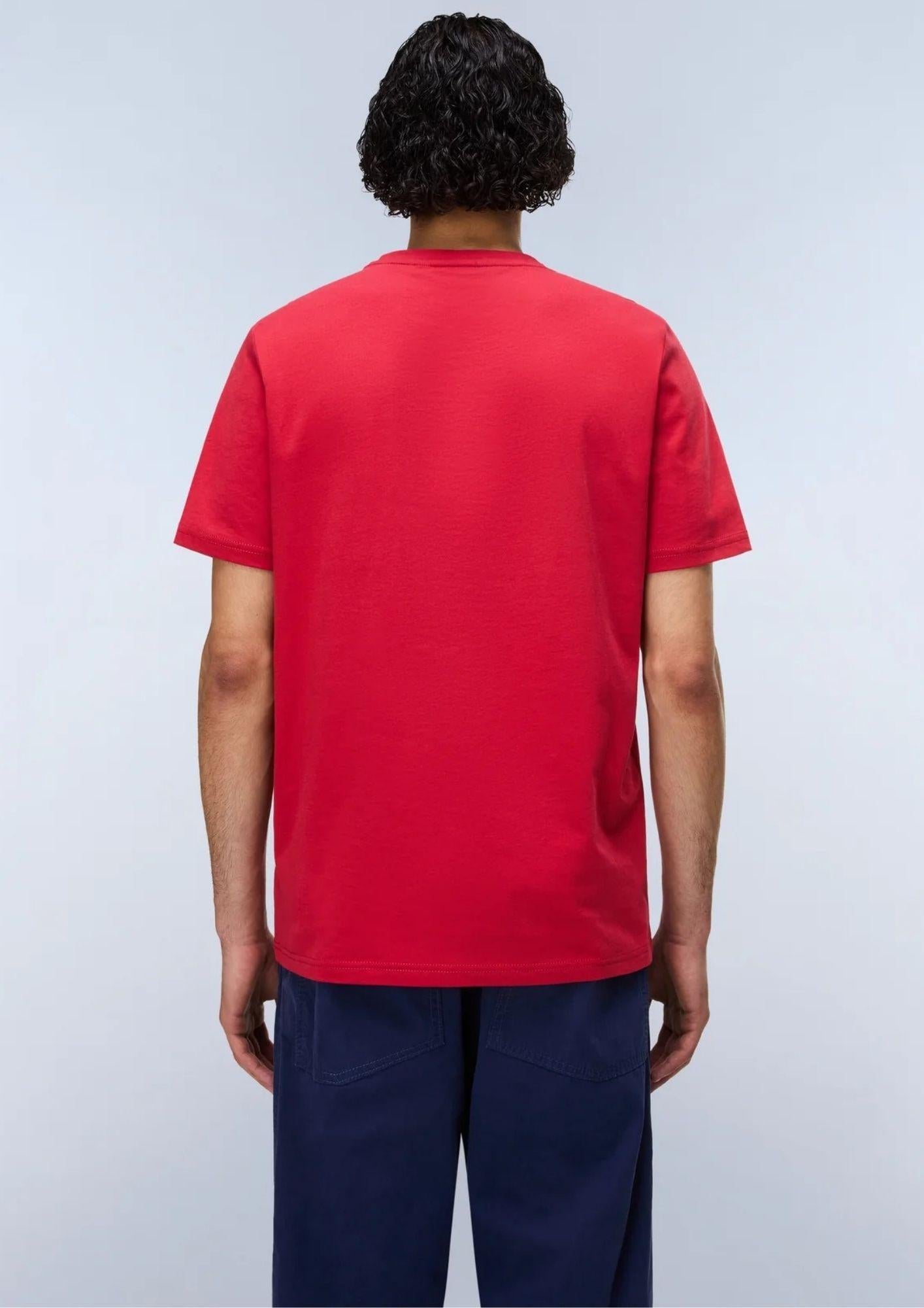 Napapaijri T-Shirt Uomo Salis Rossa NP0A4H8D RAQ NAPAPIJRI 
