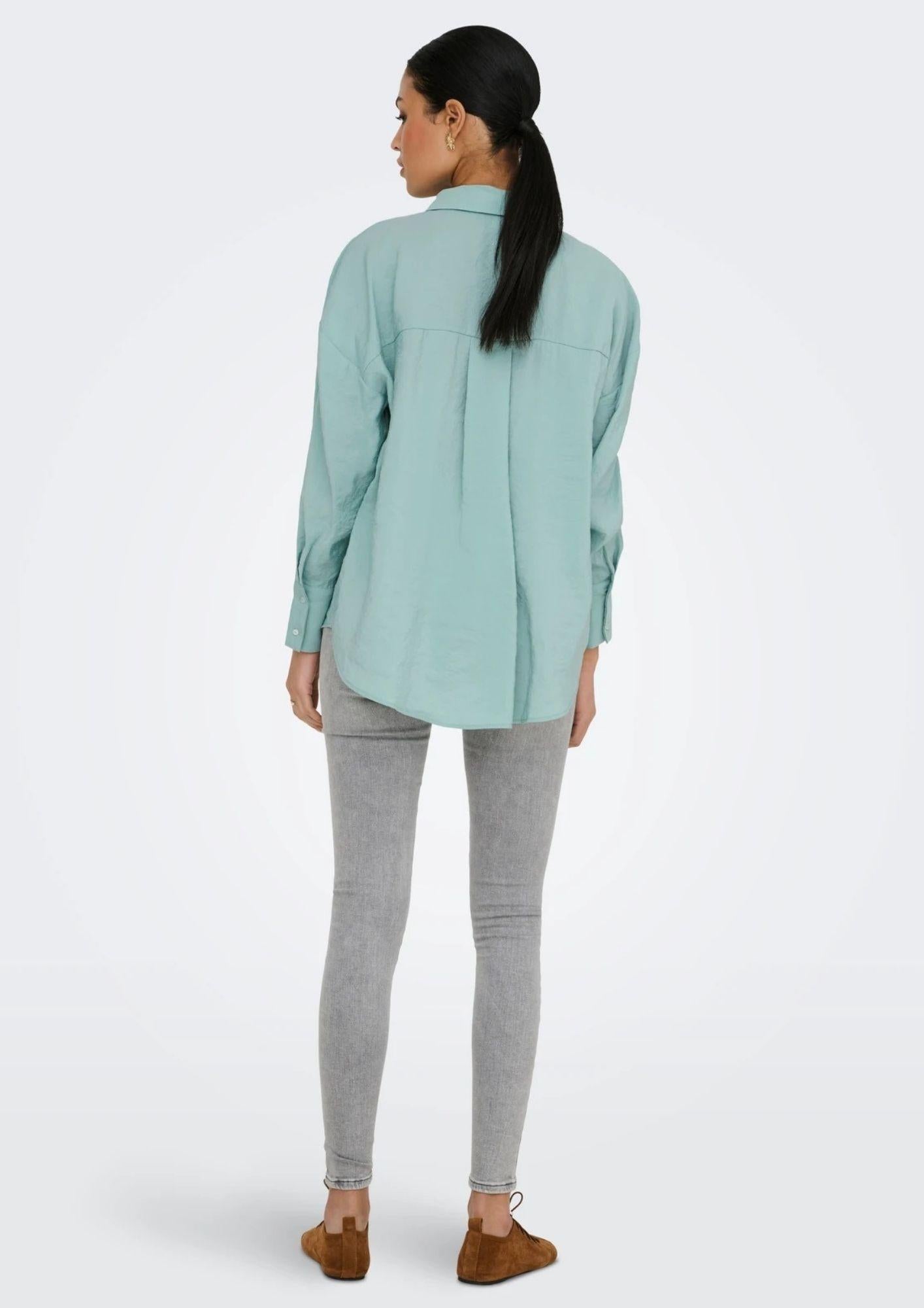 Only Camicia Donna Zazima Blu Ether 15272523 Ether ONLY 