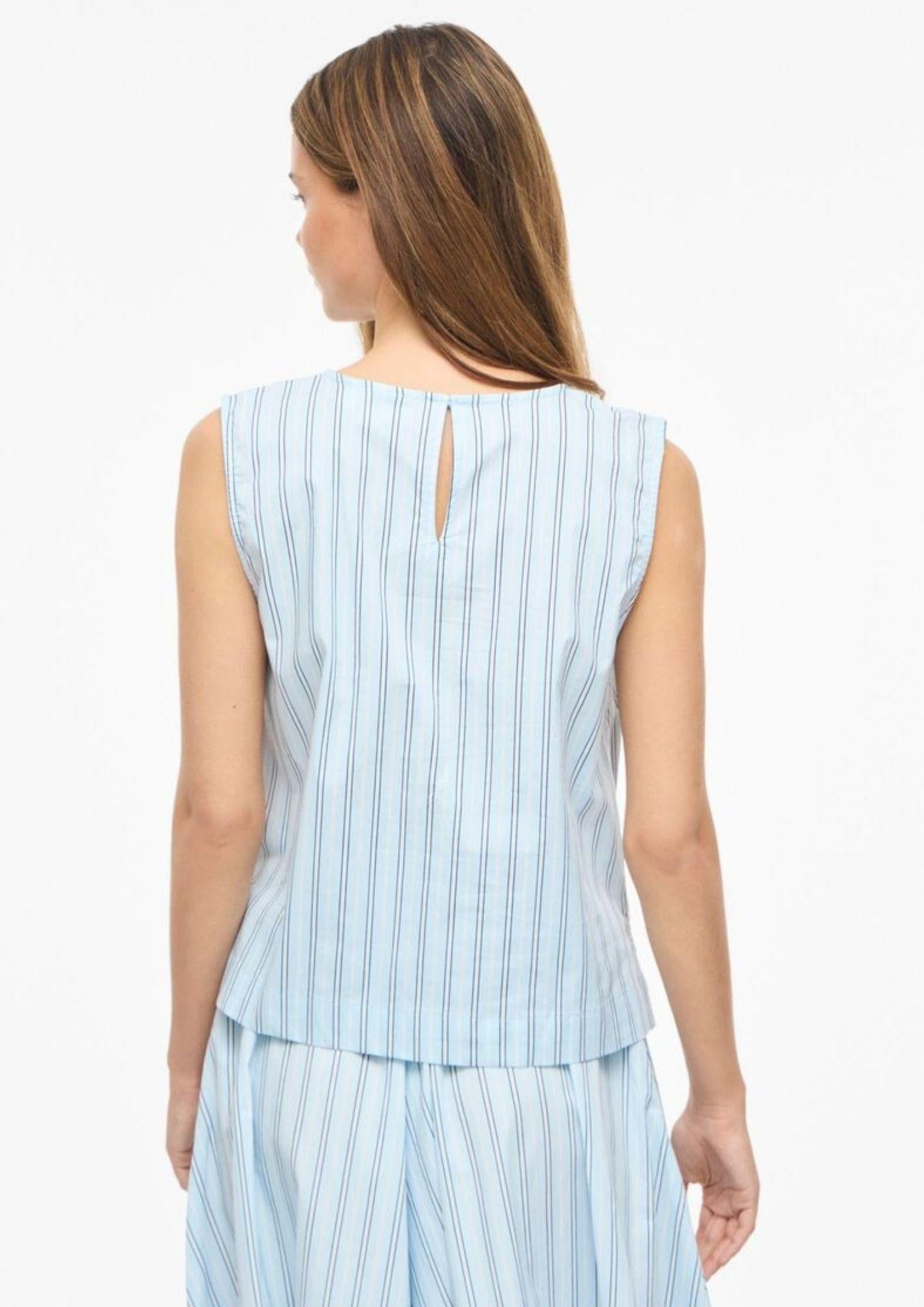 Vila Top Donna Valencia Azzurro 14115167 Nantucket Breeze SNOW WHITE VILA 
