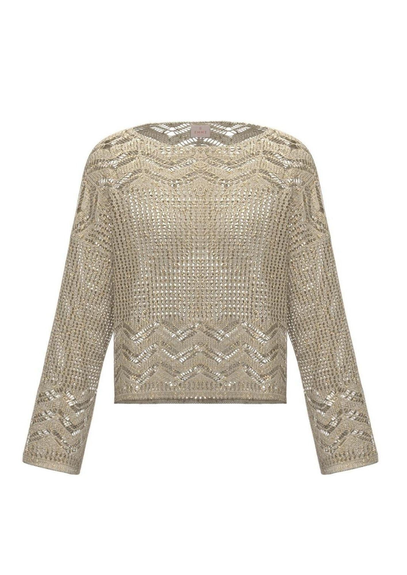 Emme Marella Maglia Donna Emmfilovia Cammello 2615361032200 003 EMME MARELLA 