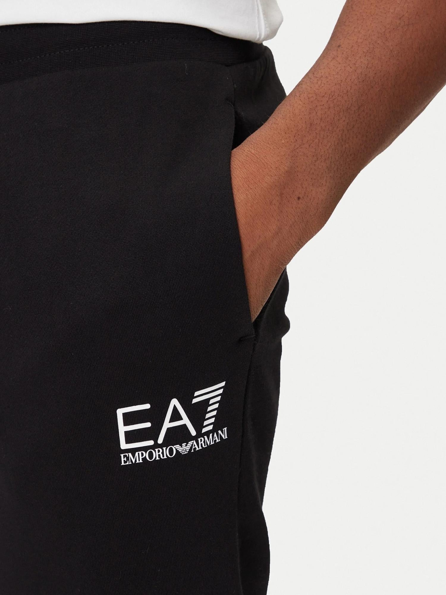 EA7 Emporio Armani Tuta Uomo con zip Nero Slim Fit 7M000966 AF10377 UC001 EA7 EMPORIO ARMANI 