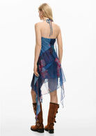 Desigual Vestito Donna Vestnora Azzurro 26SWVK36 5001 DESIGUAL 