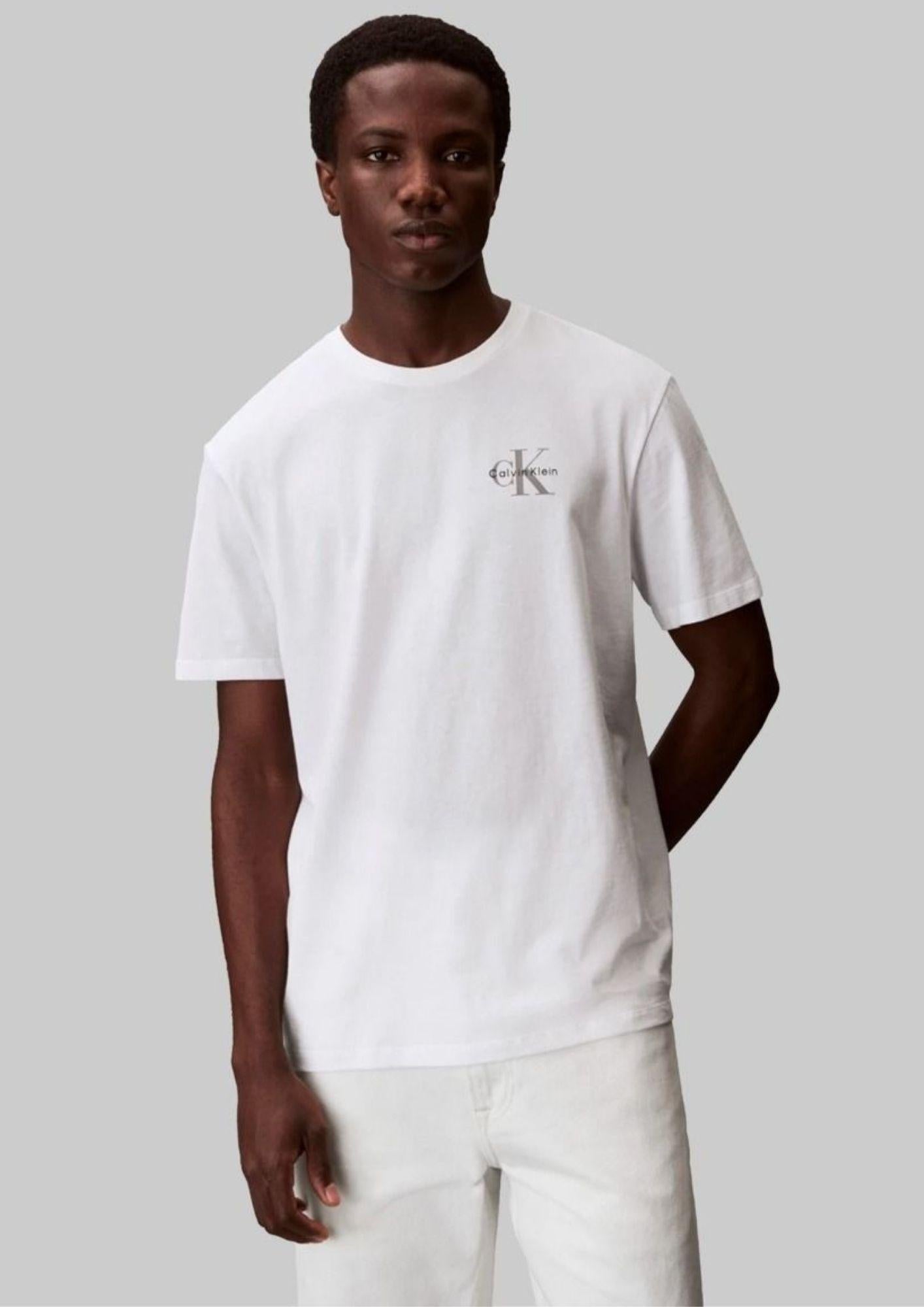 Calvin Klein T-Shirt Uomo Bianca LV04RF278G YAF CALVIN KLEIN 