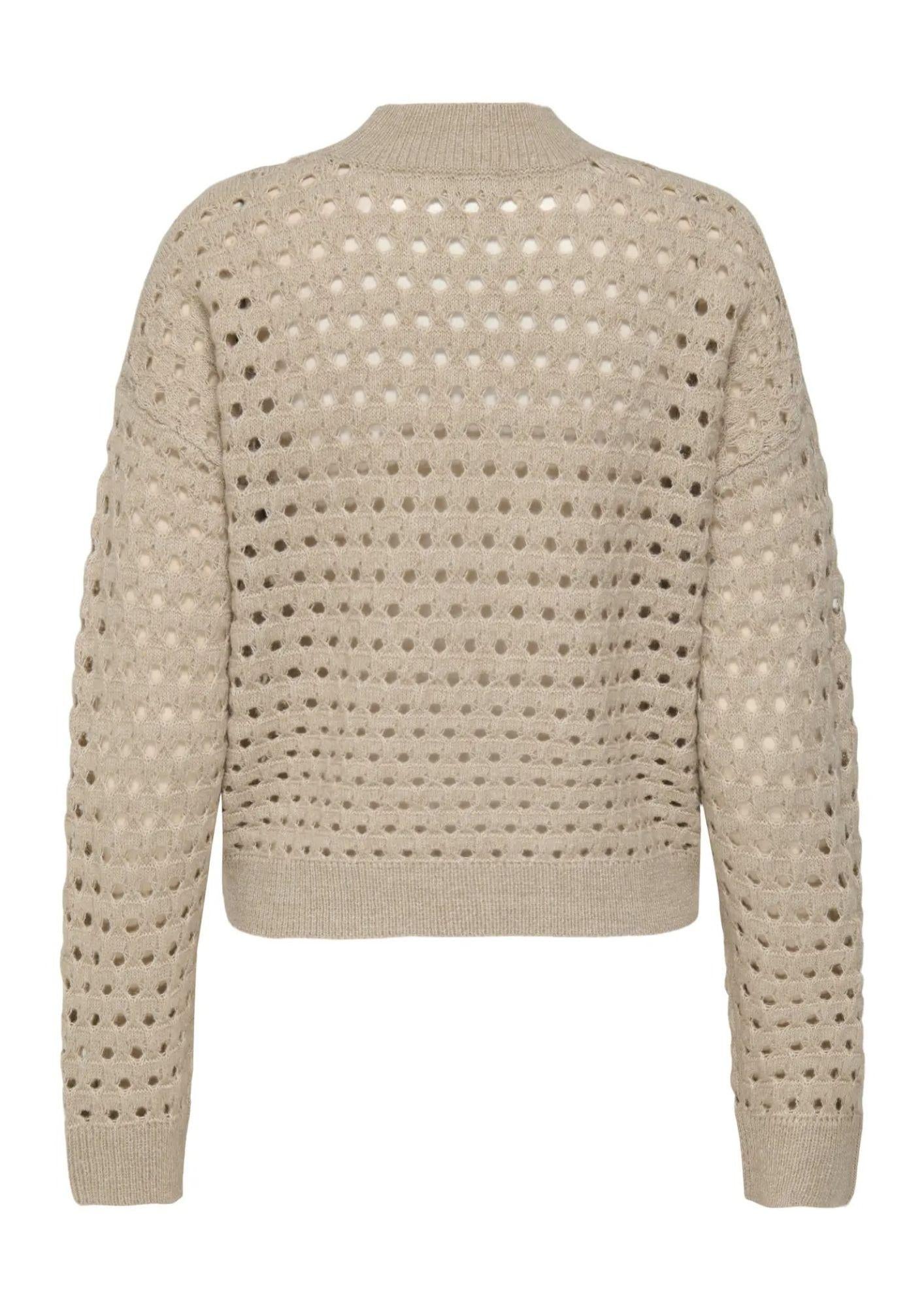 Jacqueline De Yong Pullover Donna Corinne Beige 15344439 Cobblestone MELANGE JACQUELINE DE YONG 