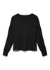 Pull Breeze noir avec détails blancs pour femme Vero Moda