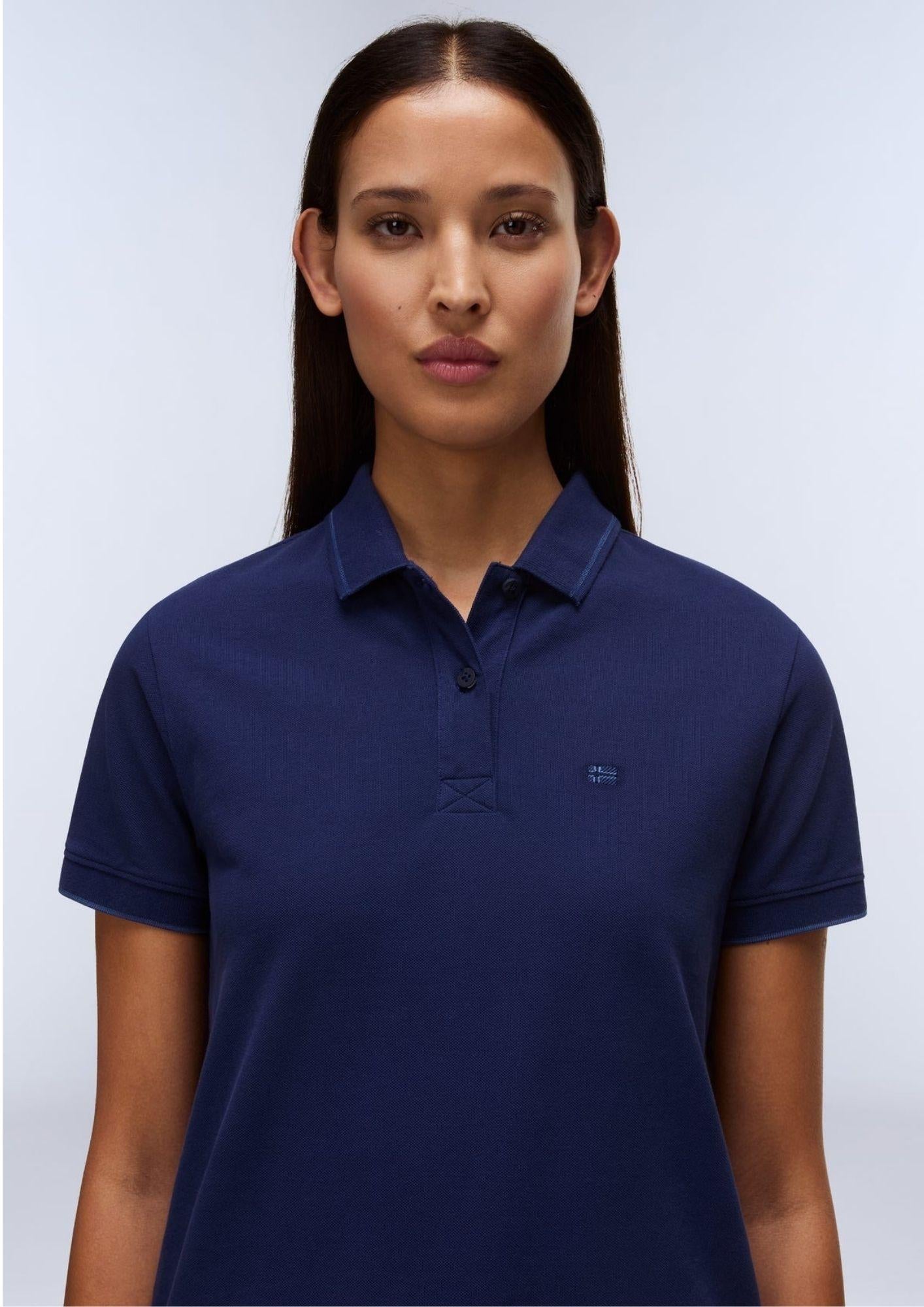 Napapijri Polo Donna Aurora Blu NP0A4H97 B2Q NAPAPIJRI 