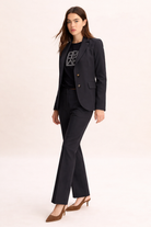 Emme Marella Pantalone Donna Emmfarnese2 Blu 2615131341200 005 EMME MARELLA 