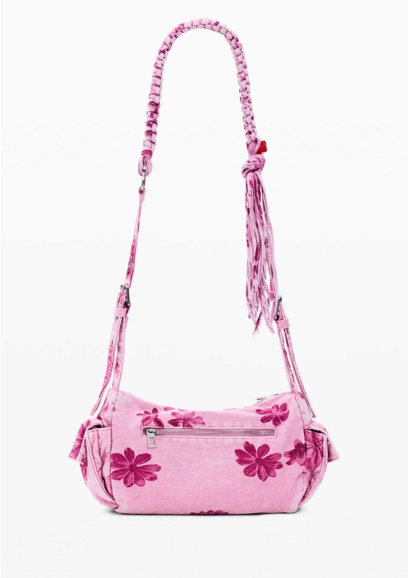 Desigual Borsa Donna Bag Margaritas Habana Rosa Denim 26SAXD30 3067 DESIGUAL 