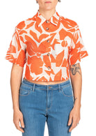Diana Gallesi Camicia Donna Ecru e Aragosta 5004R003090N 41 DIANA GALLESI 