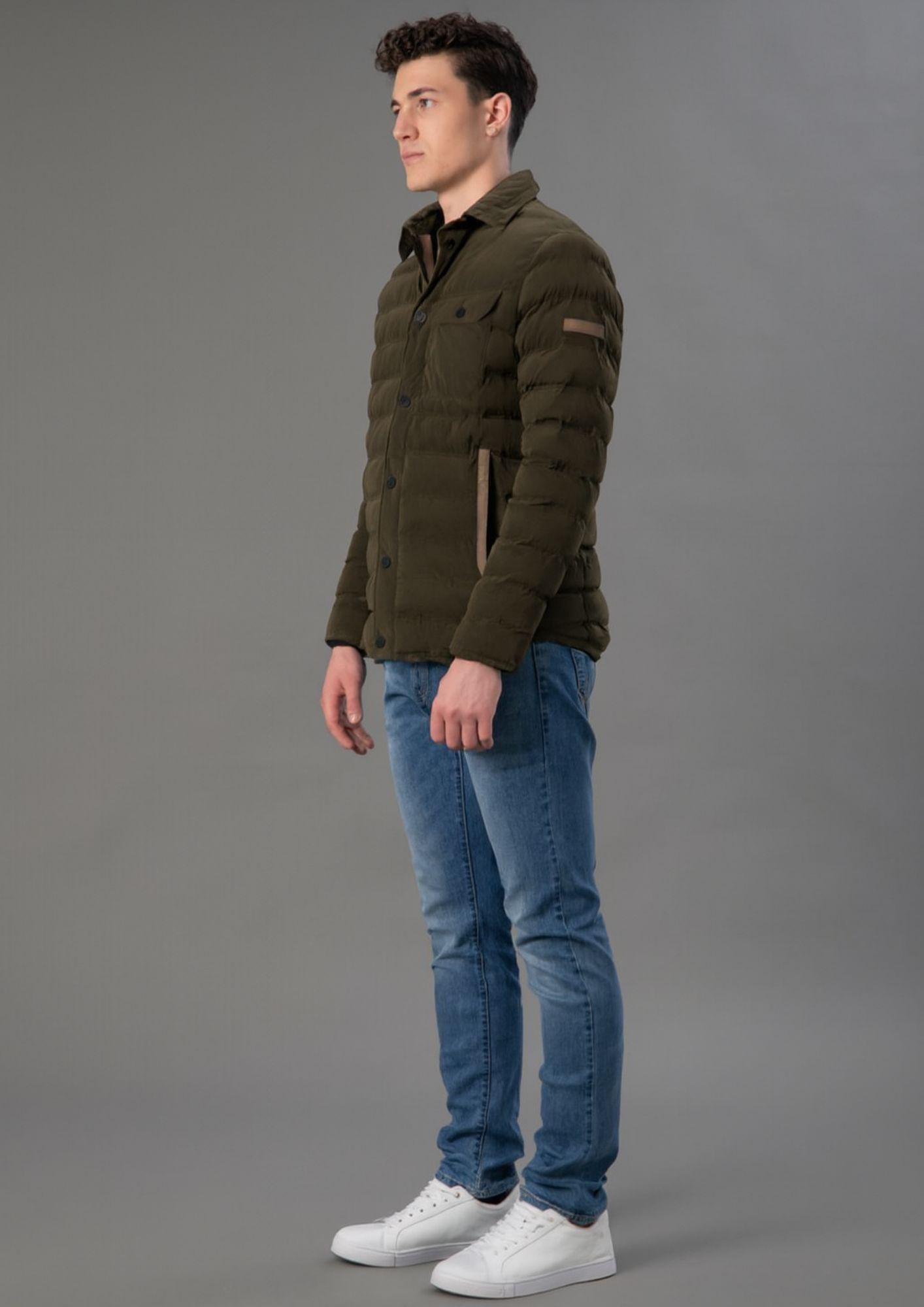 Rihunik Giubbino Uomo Gordon Forest Green RIMA261J F0149 102 RIHUNIK 
