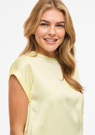 Vila Top Donna Viellette Giallo Pastello 14059563 Pastel Yellow VILA 