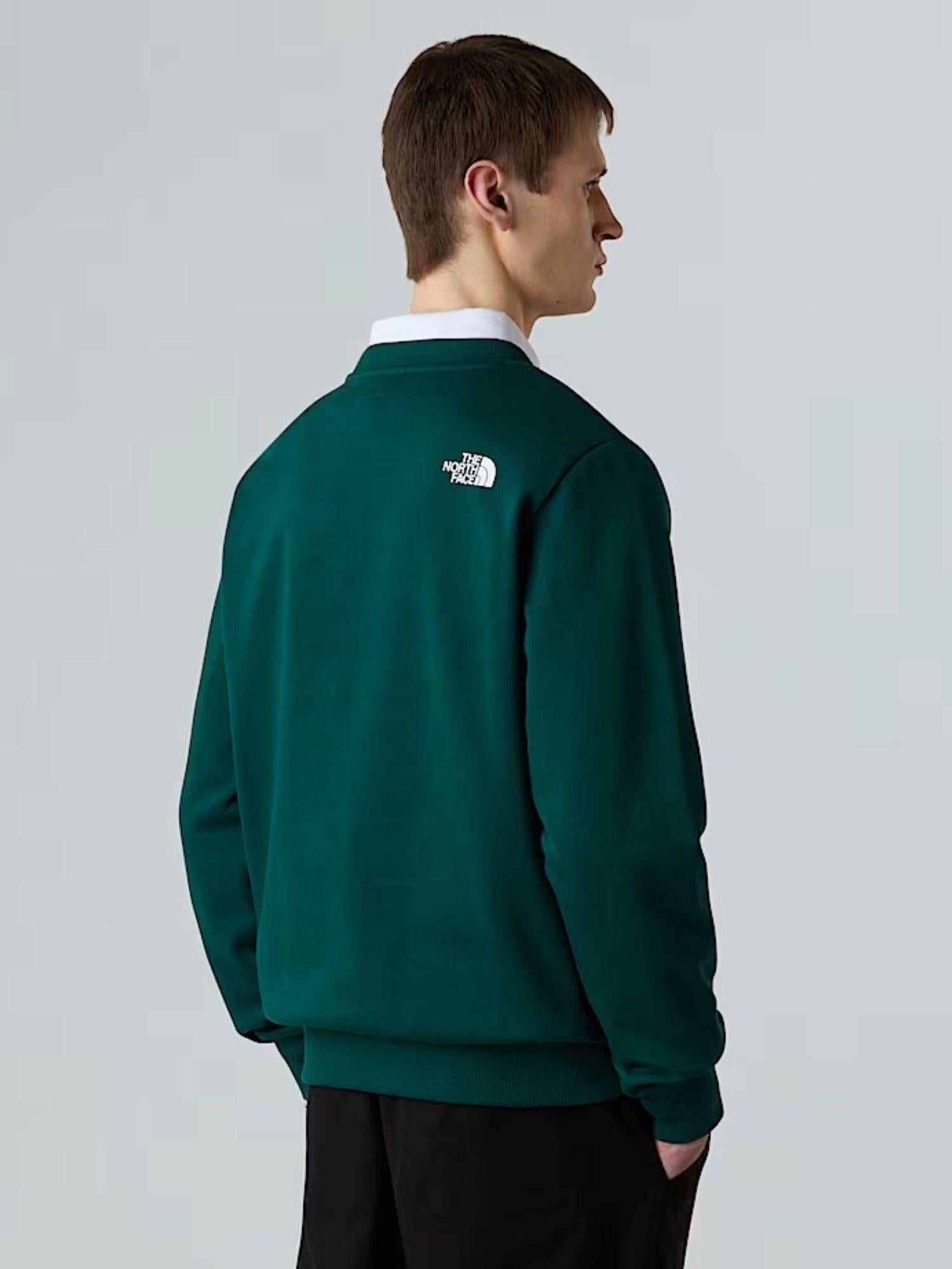 The North Face Felpa Simple Dome Uomo Hunter Green NF0A89FB 1KI THE NORTH FACE 