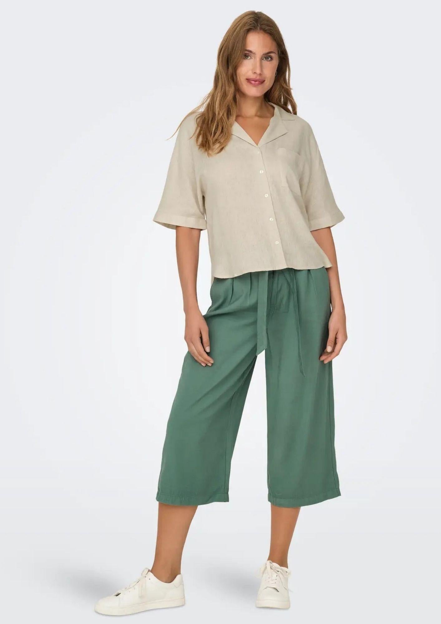 Only Camicia Donna Bruxelles Grigio Luna 15314215 Moonbeam ONLY 