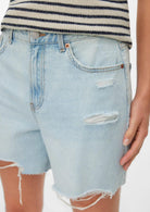 Vero Moda Bermuda Donna Joice Blu Denim Chiaro 10342100 Light Blue Denim VERO MODA 