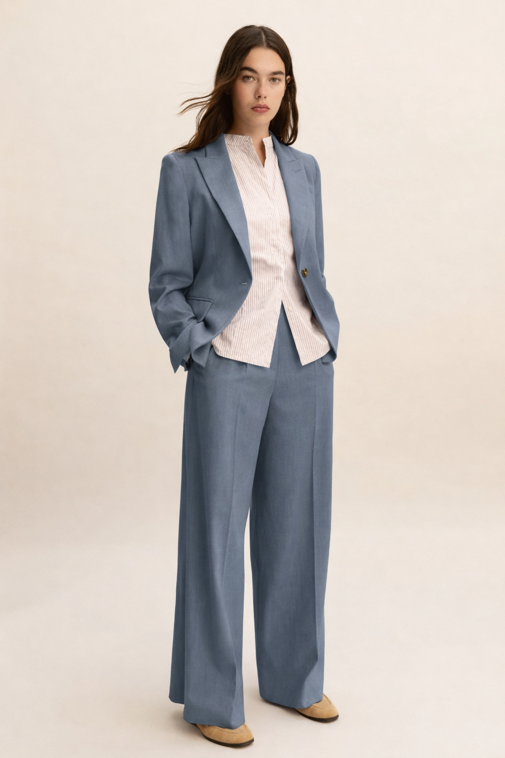 Emme Marella Completo Donna Emmslogan Azzurro Denim 2615091011200 004 EMME MARELLA 