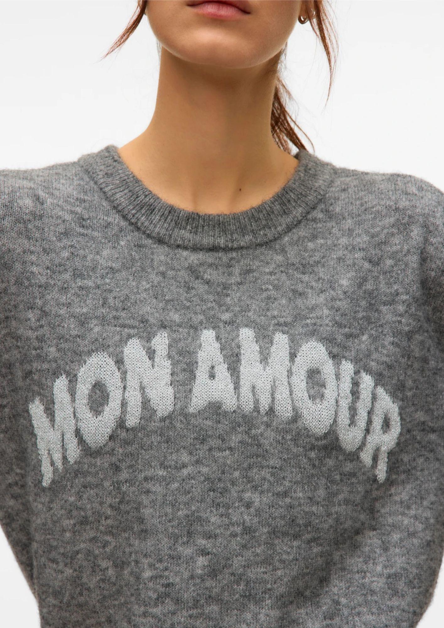 Vero Moda Pullover Donna Amoremio Grigio 10331278 Medium Grey Melange VERO MODA 