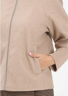 Jacqueline De Yong Giubbino Donna Memory Beige 15353907 Camel MELANGE WITH WHITE JACQUELINE DE YONG 