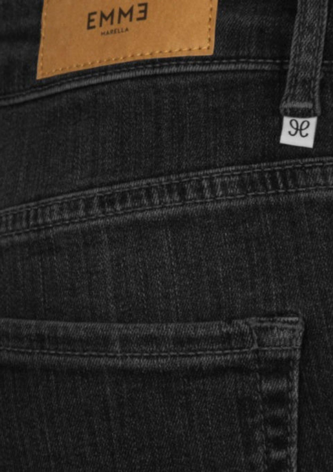 Emme Marella Jeans Donna Ibisco Nero 2525186071200 004 EMME MARELLA 