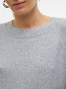 Vero Moda Maglia Donna Doffy Grigio Chiaro 10201022 Light Grey Melange VERO MODA 