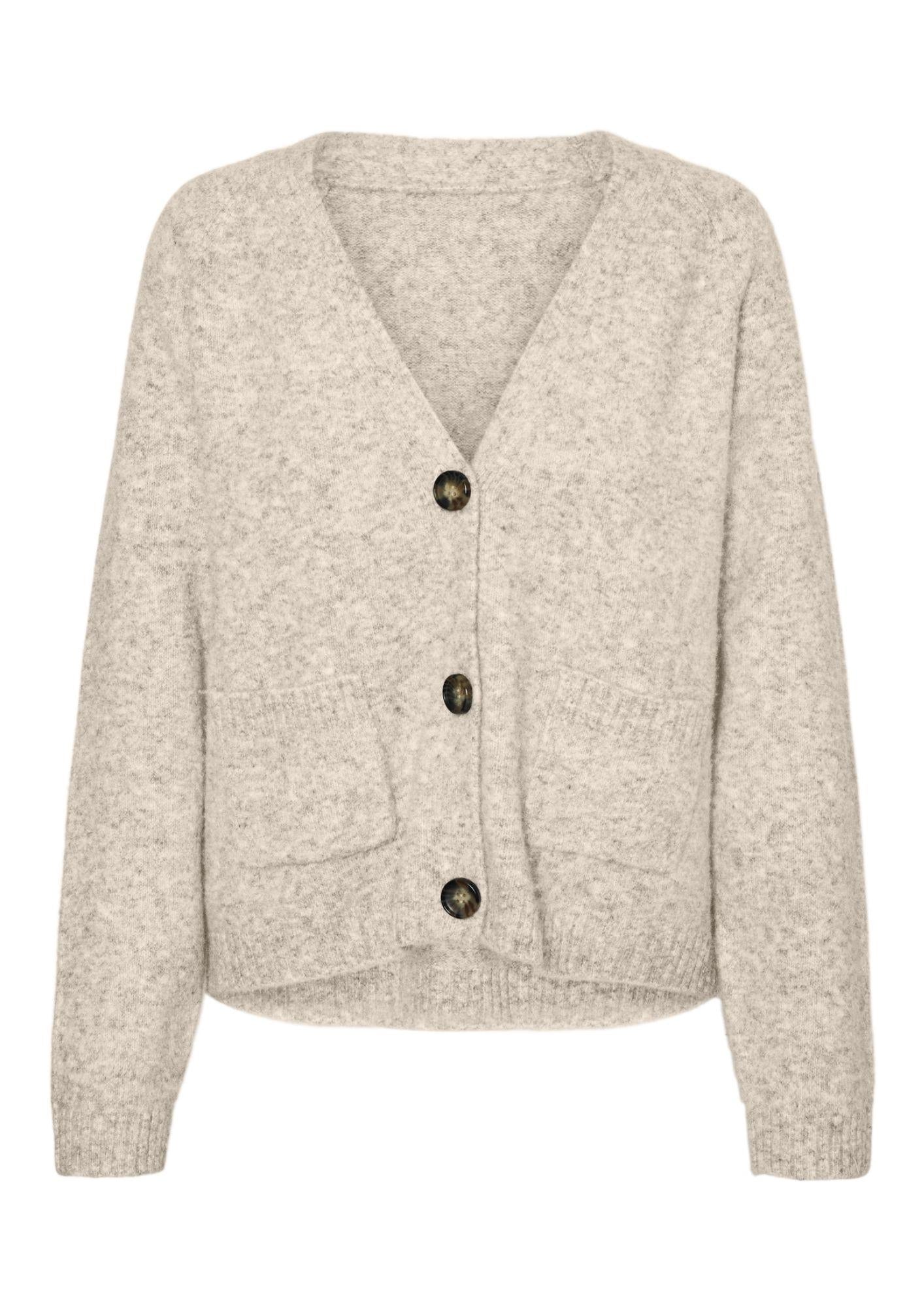 Vero Moda Cardigan Donna Boom Beige 10320457 Birch MELANGE VERO MODA 