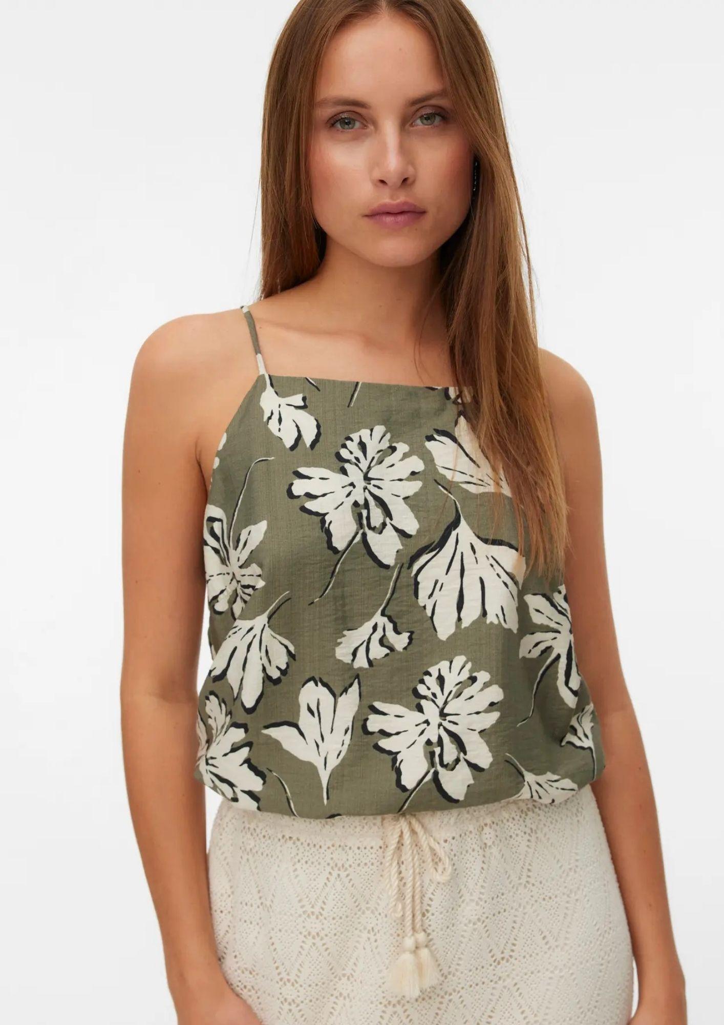 Vero Moda Top Donna Jennifer Verde Kalamata 10341968 Kalamata Jennifer VERO MODA 