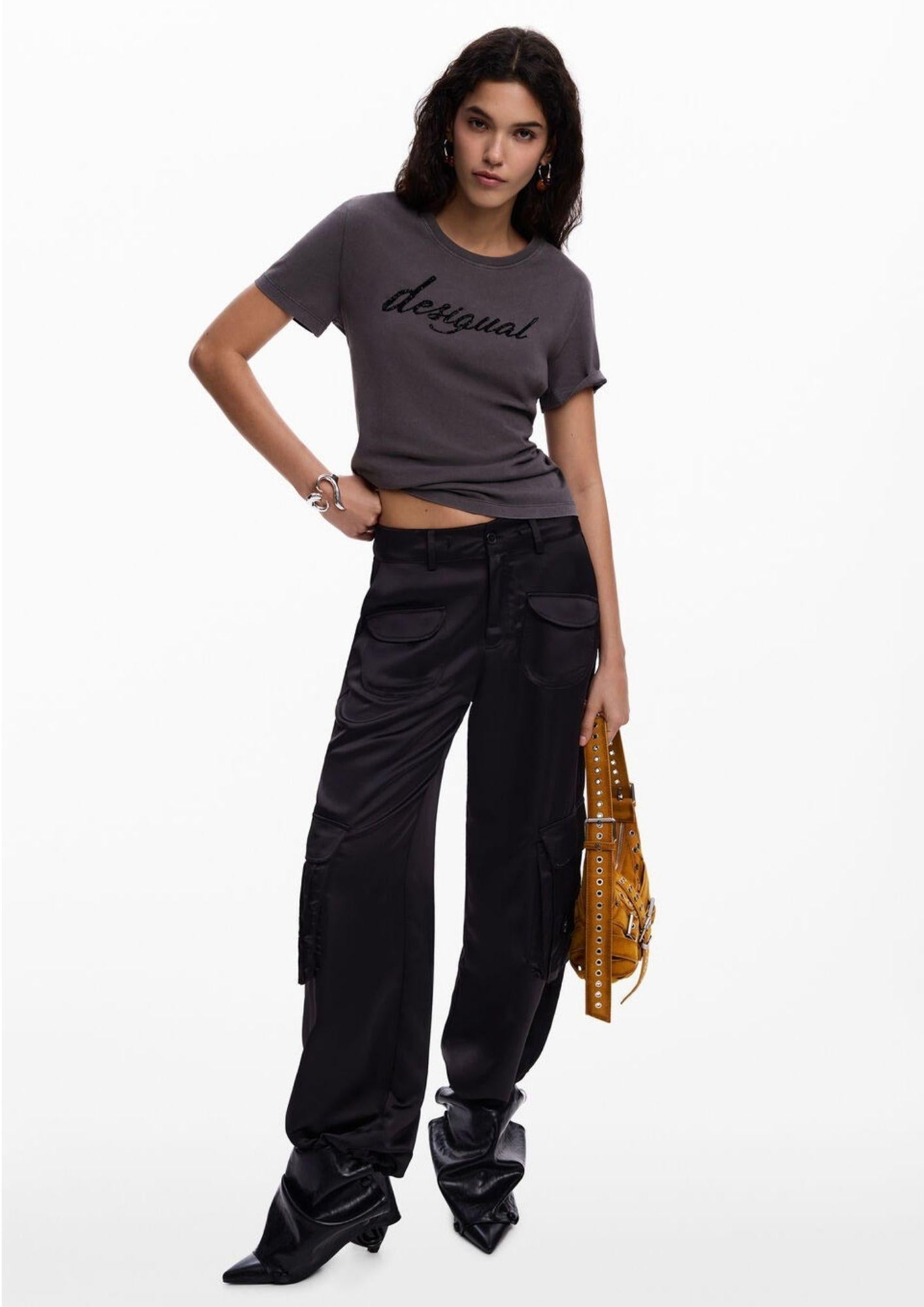 Desigual T-Shirt Donna Varsovia Grigia 26SWTK08 2058 DESIGUAL 