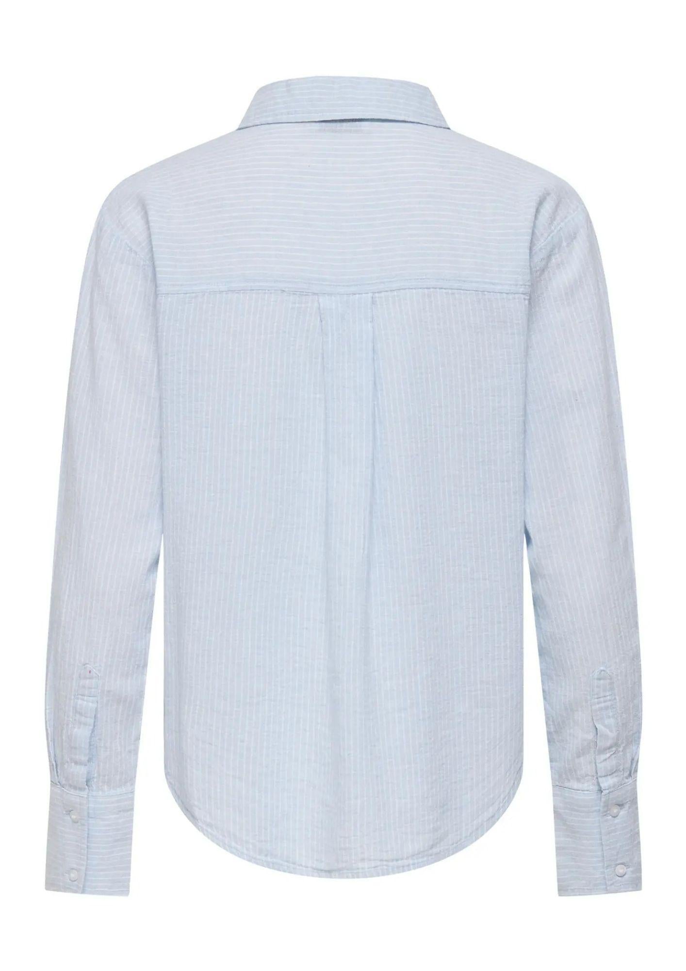 Jacqueline De Yong Camicia Donna Mila Azzurro Righe Bianche 15345487 Kentucky Blue CLOUD DANCER JACQUELINE DE YONG 