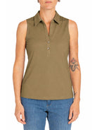 Diana Gallesi Maglia Donna Verde Militare G055R000663N 25 DIANA GALLESI 