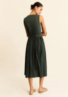Emme Marella Vestito Donna Emmkabala Verde Scuro 2615221232200 004 EMME MARELLA 