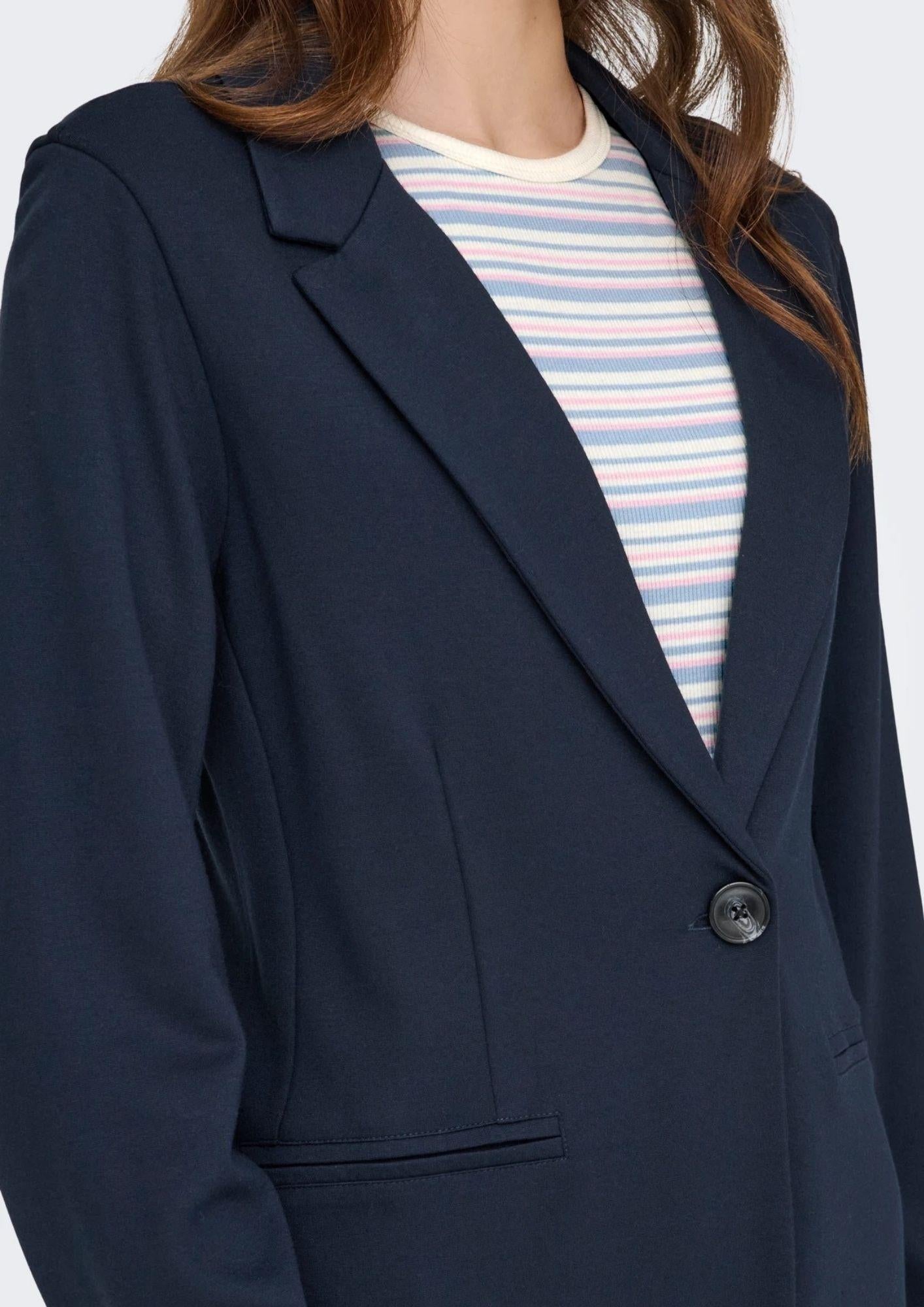 Jacqueline De Yong Giacca Donna New Blazer Blu 15364540 Total Eclipse JACQUELINE DE YONG 